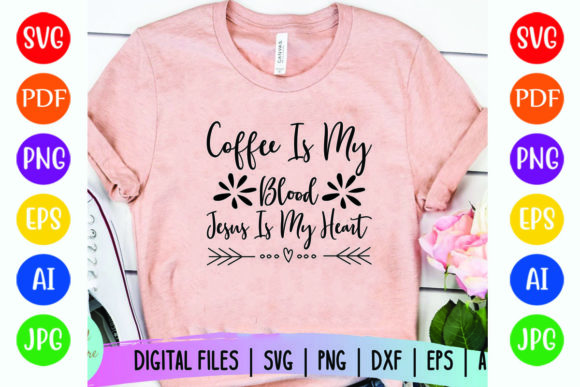 Coffee is My Blood, Jesus is My Heart: A Warm, Faith-Fueled Display Typeface