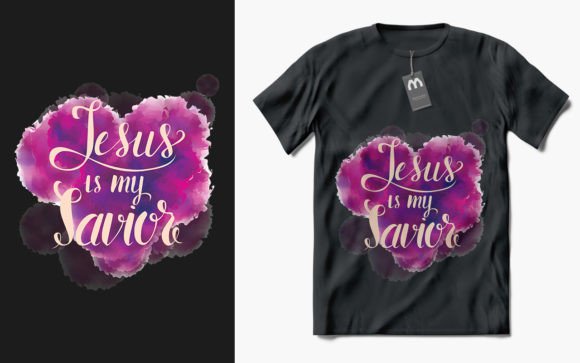 Watercolor Jesus Is My Saviour SVG: A Trusted Display Font for Faith-Based Brands